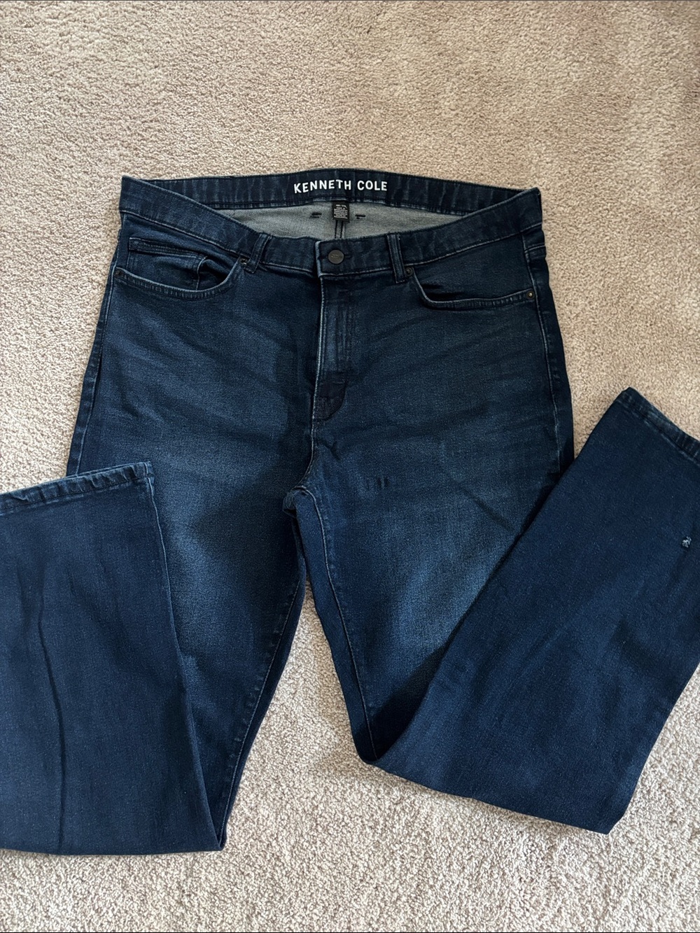 Kenneth Cole Slim Straight Dark Indigo Jeans
